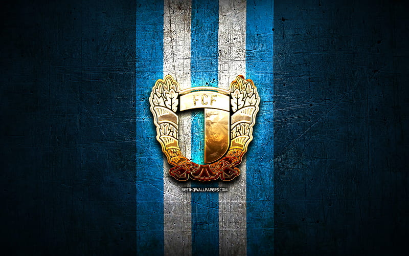 HD-wallpaper-famalicao-fc-golden-logo-primeira-liga-blue-metal-background-football-fc-famalicao-portuguese-football-club-famalicao-logo-soccer-portugal